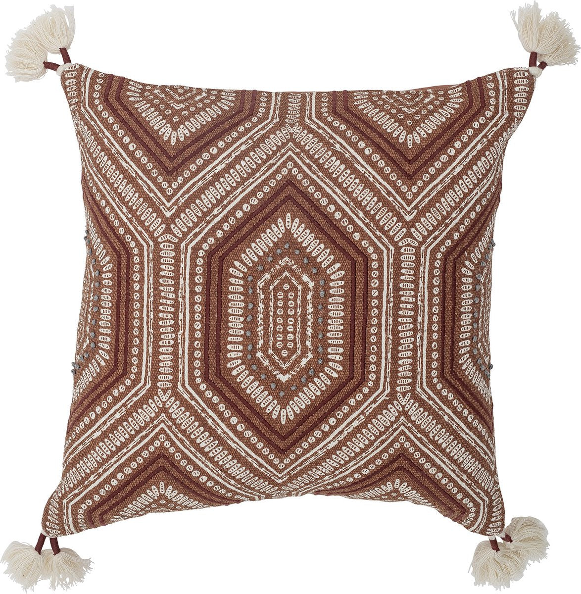 Coussin feluka collection créative, marron, coton