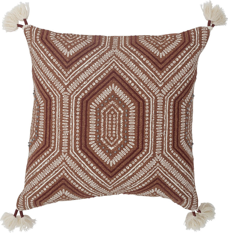 Coussin feluka collection créative, marron, coton