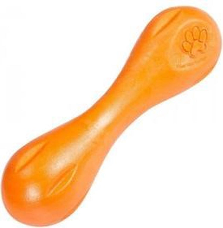 West Paw Hurley - os à mâcher super résistant pour chien - avec zogoflex - orange - s - 15 cm