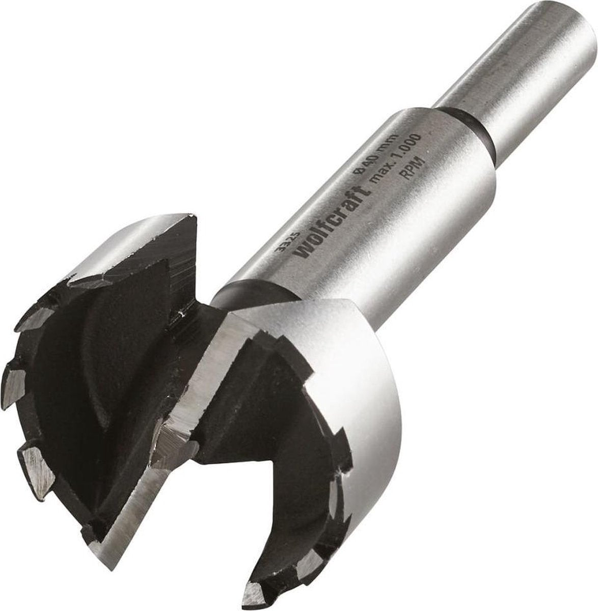 Wolfcraft - foret Forstner ø 40 mm - foret cylindrique à bois - foret à charnière - 3325000