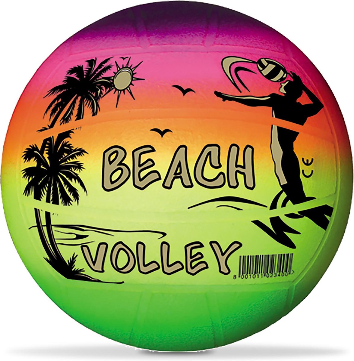 Mondo Volleyball Regenboog, 23cm