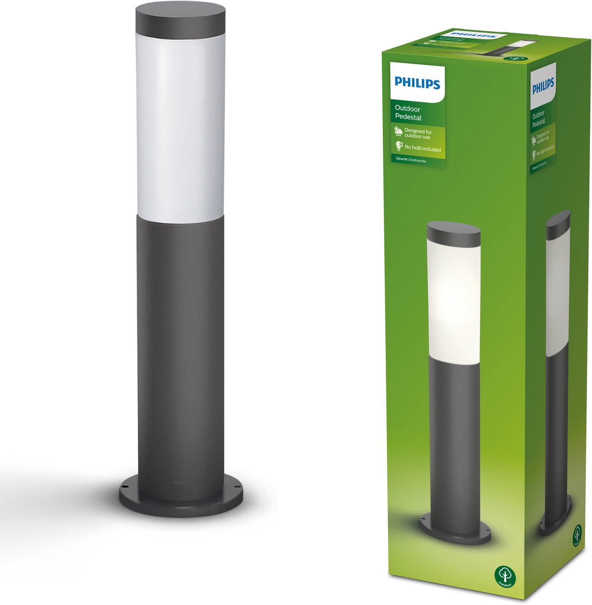 Philips LED Utrecht Borne Anthracite 1x20W HV