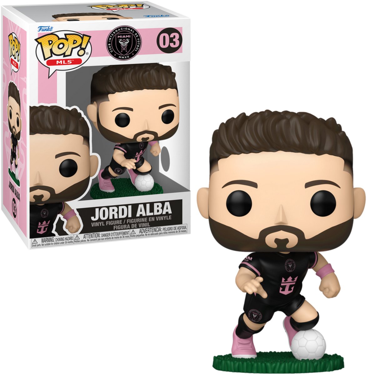 Funko pop mls : inter miami - jordi alba pop #03