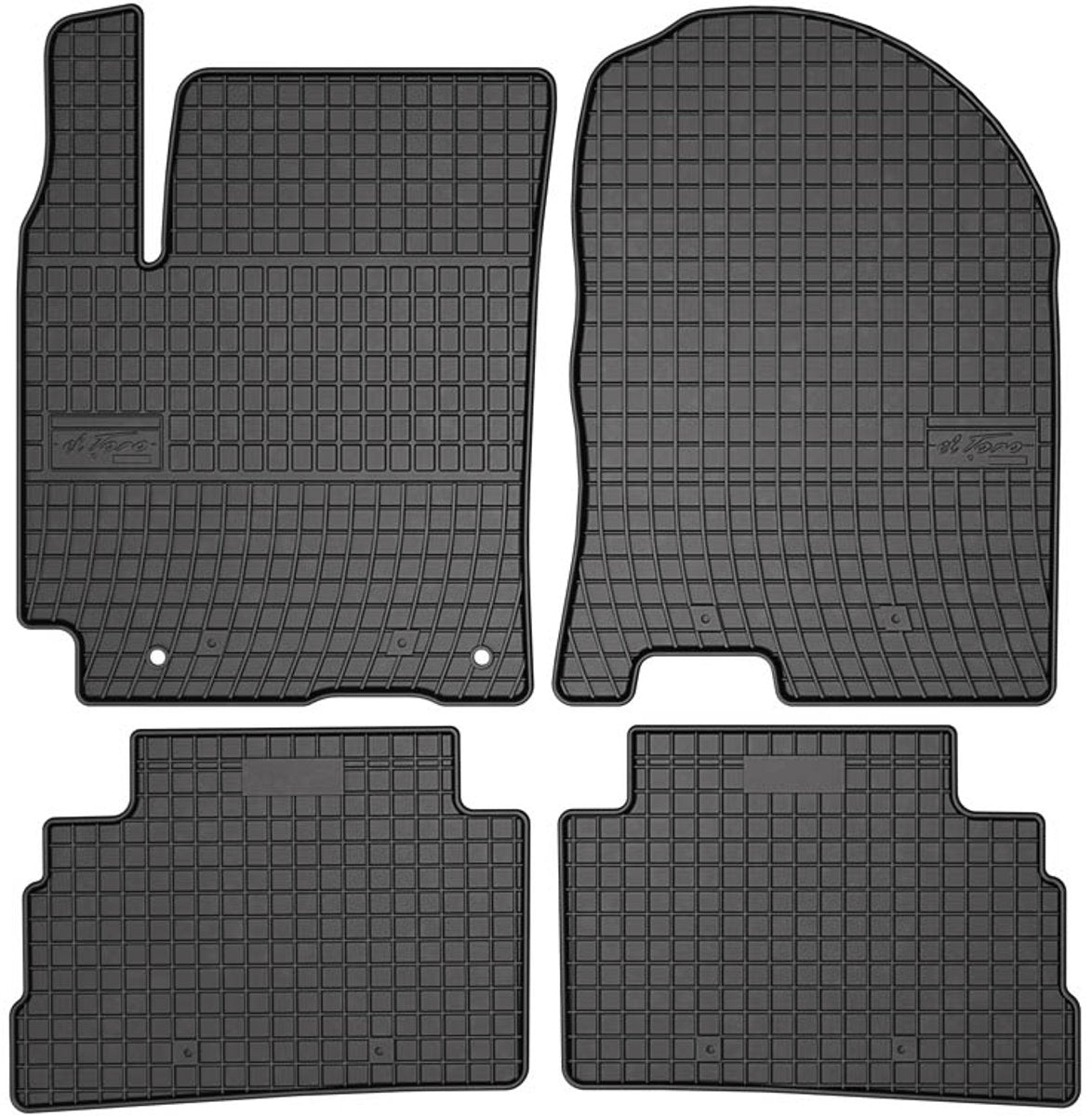 Tapis en caoutchouc Frogum Hyundai Kona 2017-2023 -