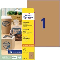 Étiquettes avery l7109-25 210 x 297 mm