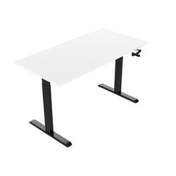 Poste de travail assis-debout burslibl180blanc