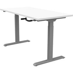 Poste de travail assis-debout bursligr160blanc