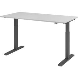 Bach bureau assis-debout marteau vxmka16 5 g gris 1600 x 800 mm