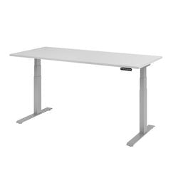 Bach bureau assis-debout marteau vxdkb19 5 s gris 1800 x 800 mm