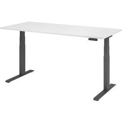 Bach bureau assis-debout marteau vxdkb19 w g blanc 1800 x 800 mm