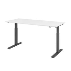 Bach bureau assis-debout marteau vxmka19 w g blanc 1800 x 800 mm