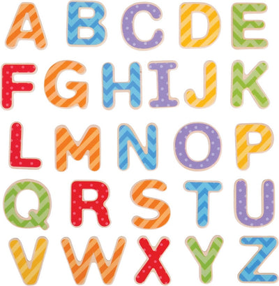 Lettres magnétiques Bigjigs (majuscules)
