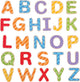 Lettres magnétiques Bigjigs (majuscules)