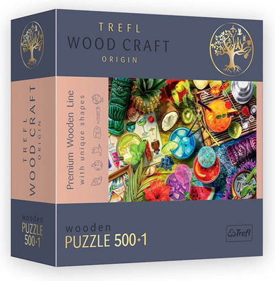 Trefl puzzle cocktails colorés 500 pièces en carton.