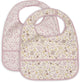 Bavoirs Jollein imperméables - 2 pièces - 30 cm - fées des fleurs