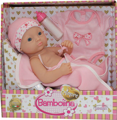 Poupée Dimian avec bain et accessoires - amore - 30 cm.
