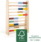 Fenêtre de levage en bois de petit pied