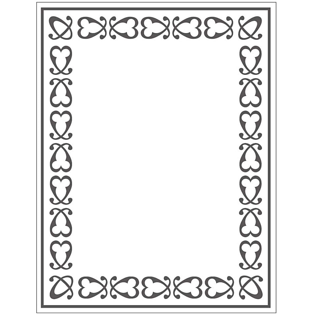 Dossier de gaufrage Creativ company, cadre, format 11x14 cm, épaisseur 2 mm, 1 pièce