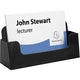 Porte cartes de visite exacompta 71014d bureau noir lot de 16