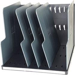 Rack de tri exacompta 390714d ecoblack gris, noir