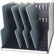 Rack de tri exacompta 390714d ecoblack gris, noir