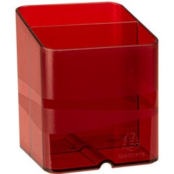 Boite à stylos exacompta 67724d chromaline rouge carmin lot de 10