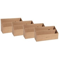 Neco porte-lettre exacompta 67947d eter marron lot de 4