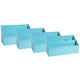 Porte courrier exacompta 67962d aquarelle bleu pastel lot de 4