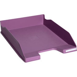 Corbeille à courrier exacompta 11368d Forever Young fuchsia lot de 6