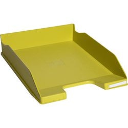 Corbeille à courrier exacompta 11366d Forever Young jaune lot de 6