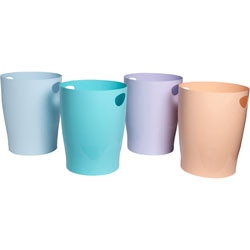 Poubelle exacompta 45396d assortiment aquarelle lot de 8