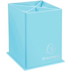 Porte-stylo exacompta 67862d aquarelle bleu pastel lot de 8