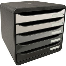 Commode exacompta 3097294d nuances de gris gris