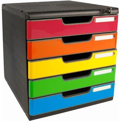 Commode exacompta 331798d iderama arlequin brillant