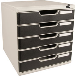 Commode exacompta 331014d bureau noir