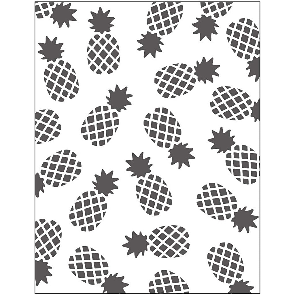 Dossier de gaufrage Creativ company, ananas, format 11x14 cm, épaisseur 2 mm, 1 pièce