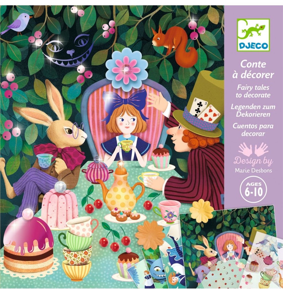 Djeco craft set pays des merveilles - jouets créatifs fsc mix.