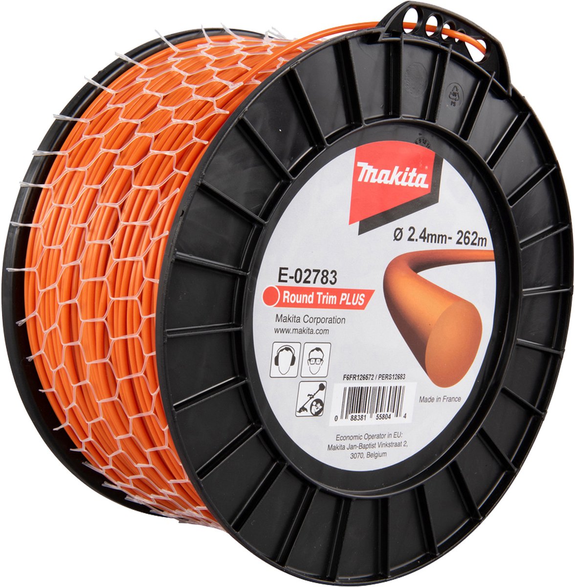 Makita garniture ronde plus fil de coupe 2,4 mm 262 m (e-02783)