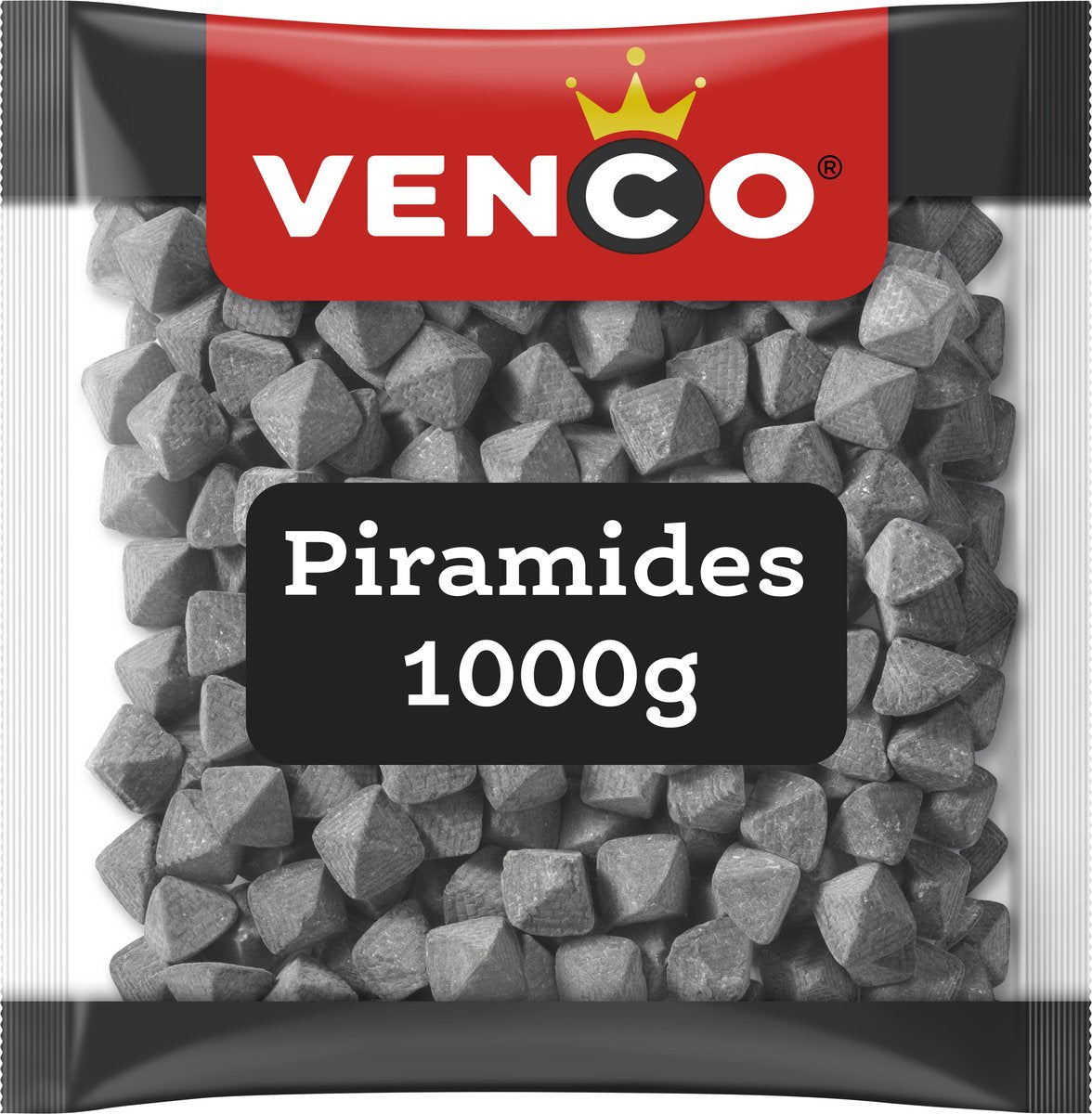 Pyramides Venco - réglisse douce - 1000g