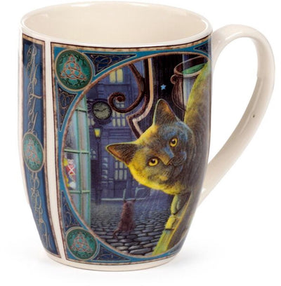 Lisa Parker Rusty Cauldron Kat en porcelaine