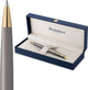 Stylo à bille Waterman hémisphère | la version subtile | gris pierre | point moyen | avec coffret cadeau
