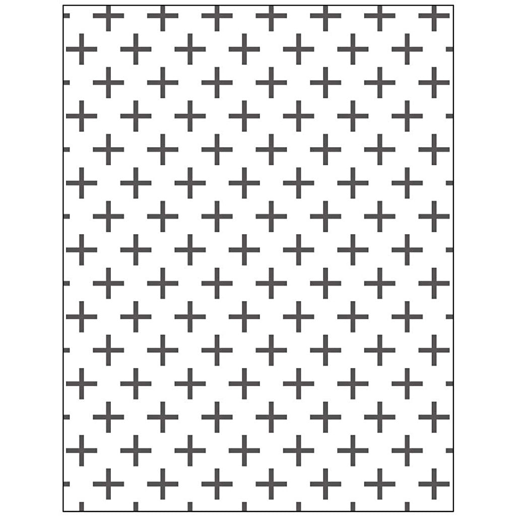Dossier de gaufrage Creativ company, croix, format 11x14 cm, épaisseur 2 mm, 1 pièce