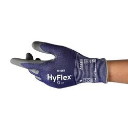 Gants de sécurité hyflex 11561r070-1p taille 7 bleu foncé pack de 12 paires