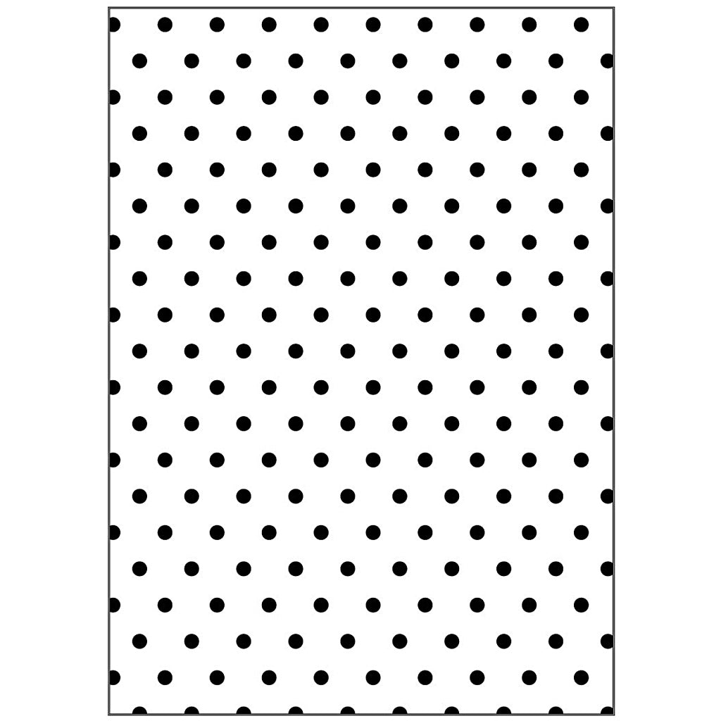 Dossier de gaufrage Creativ company, points, format 13x18,5 cm, épaisseur 2 mm, 1 pièce