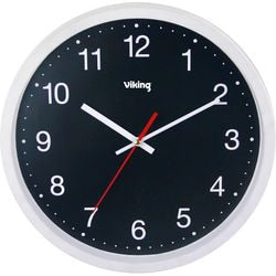 Horloge murale viking rd3330w blanc, noir
