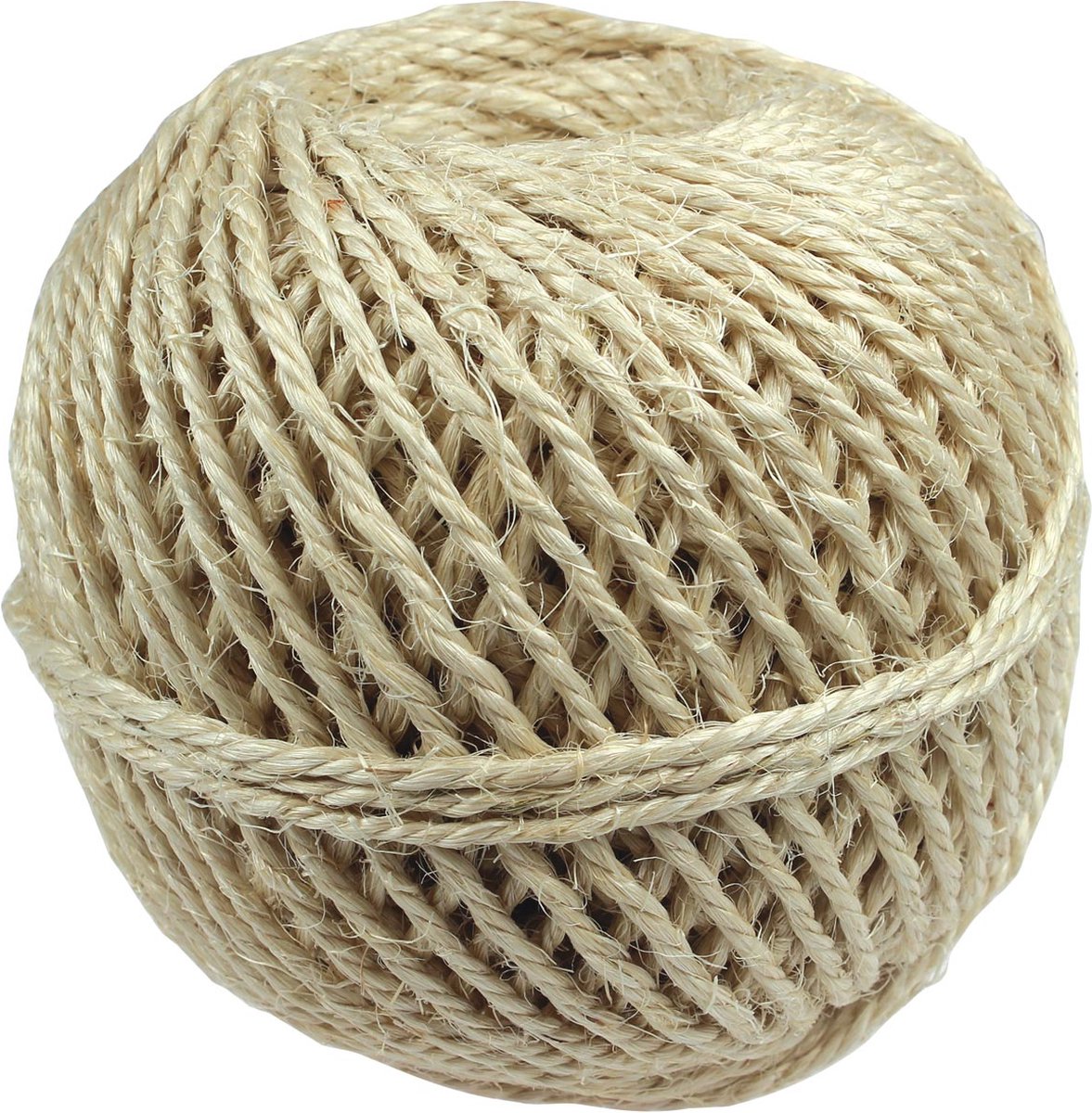 Corde en sisal sans marque sans marque composée de 3 torons, pelote de 500 g, +- 90 m