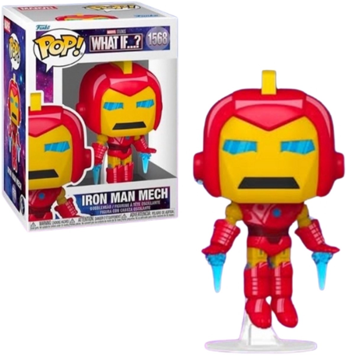 Funko-pop ! merveille : et si... ? - Le robot Iron Man #1568