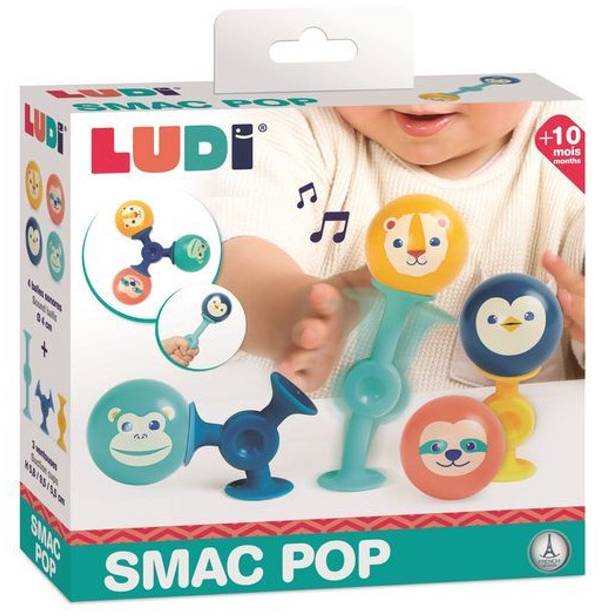 Poupée Ludi -smac - jouet à ventouse