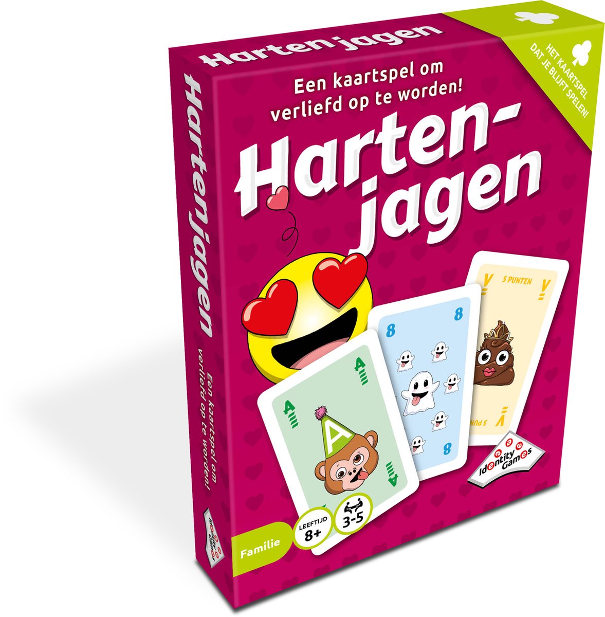 Jeux d'identité Game de carte coeurs