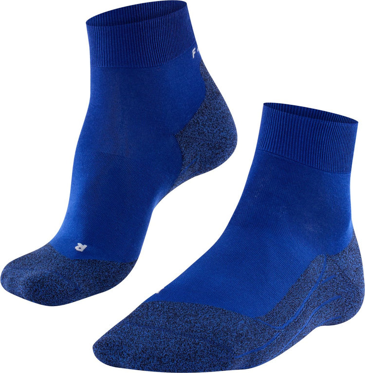 Falke ru4 light chaussettes de course courtes en lyocell anti-ampoules en matériau fonctionnel hommes bleu - taille 39-41